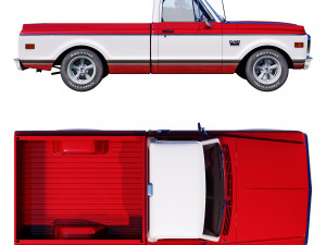 Chevrolet C10 1971 Modello 3D