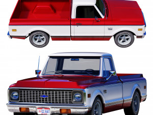 Chevrolet C10 1971 Modello 3D