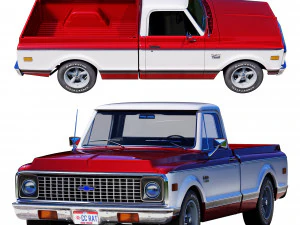 Chevrolet C10 1971 3D Model