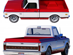 Chevrolet C10 1971 Modello 3D