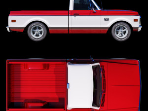 Chevrolet C10 1971 Modello 3D