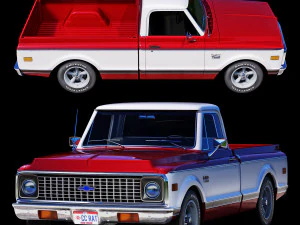 Chevrolet C10 1971 3D Model