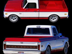 Chevrolet C10 1971 3D Model