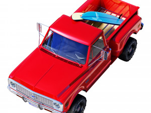 Chevrolet C10 1972 short bed Modelo 3D