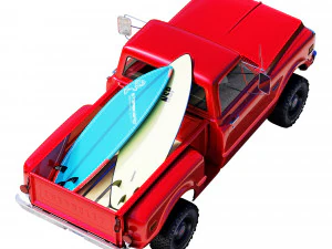 Chevrolet C10 1972 short bed 3D Model