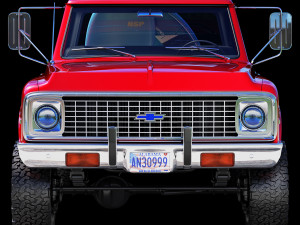 Chevrolet C10 1972 short bed Modelo 3D