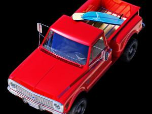 Chevrolet C10 1972 short bed Modelo 3D