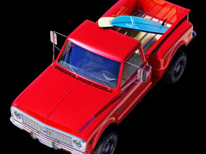Chevrolet C10 1972 short bed 3D Model
