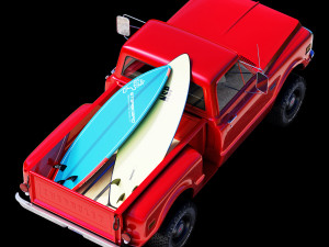 Chevrolet C10 1972 short bed Modelo 3D