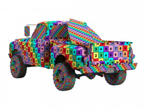 Chevrolet C10 1972 short bed Modelo 3D