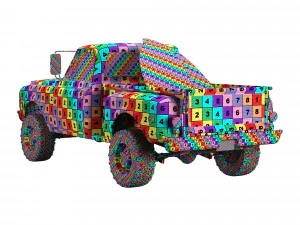 Chevrolet C10 1972 short bed 3D Model