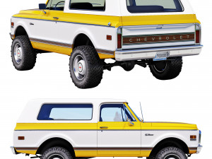 Chevrolet K5 blazer 1969 Modelo 3D