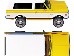 Chevrolet K5 blazer 1969 Modelo 3D