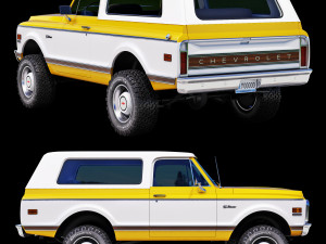 Chevrolet K5 blazer 1969 Modelo 3D