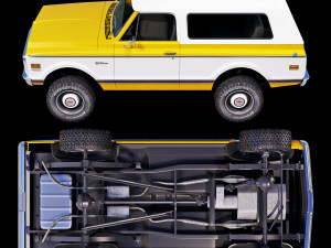 Chevrolet K5 blazer 1969 Modelo 3D