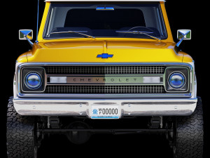 Chevrolet K5 blazer 1969 Modelo 3D