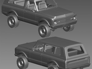 Chevrolet K5 blazer 1969 Modelo 3D