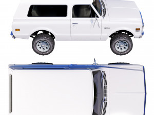 Chevrolet K5 blazer 1971 3D Model
