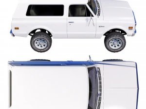 Chevrolet K5 blazer 1971 3D Model