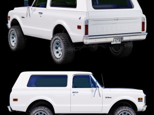 Chevrolet K5 blazer 1971 3D Model