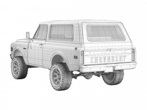 Chevrolet K5 blazer 1971 3D Model