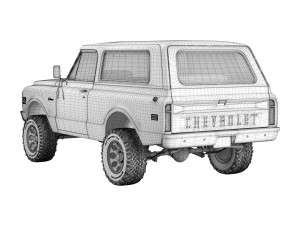 Chevrolet K5 blazer 1971 3D Model