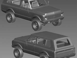 Chevrolet K5 blazer 1971 3D Model