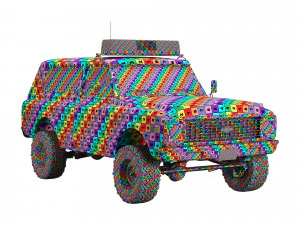 Chevrolet K5 blazer 1972 police 3D Model