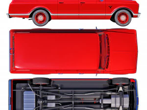 Chevrolet suburban 1967 3D Model