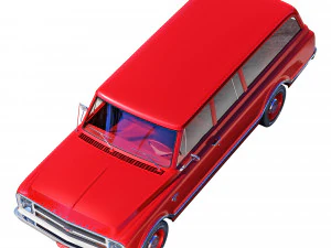 Chevrolet suburban 1967 3D Model