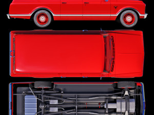 Chevrolet suburban 1967 3D Модель