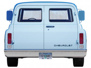 Chevrolet suburban 1969 panel truck 3D Model