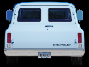 Chevrolet suburban 1969 panel truck 3D Model