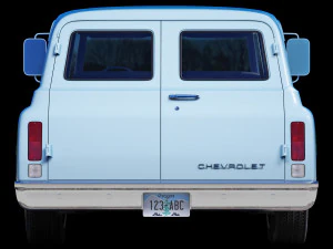 Chevrolet suburban 1969 panel truck 3D Model