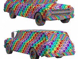 Chevrolet suburban 1969 panel truck 3D Model