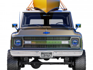 Chevrolet suburban 1970 3D Модель