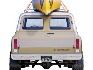 Chevrolet suburban 1970 3D Model