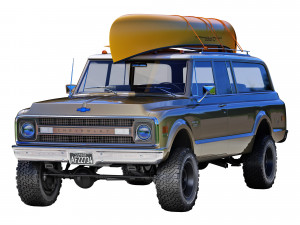 Chevrolet suburban 1970 3D Модель