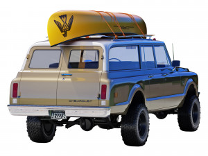 Chevrolet suburban 1970 3D Модель