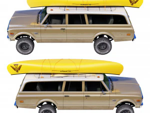 Chevrolet suburban 1970 3D Model