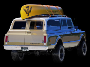 Chevrolet suburban 1970 3D Модель