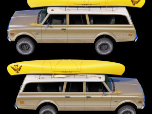 Chevrolet suburban 1970 3D Модель