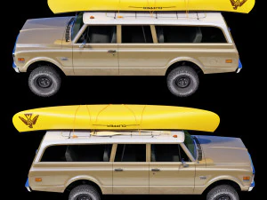 Chevrolet suburban 1970 3D Model