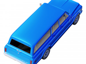 Chevrolet suburban 1971 Modèle 3D