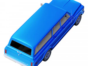 Chevrolet suburban 1971 3D Model