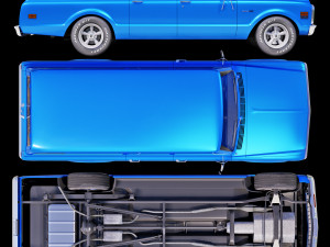Chevrolet suburban 1971 Modèle 3D