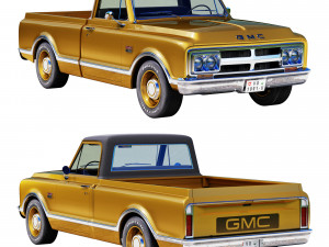 GMC 1500 1968 3D Модель