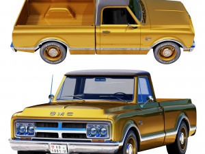 GMC 1500 1968 3D 모델