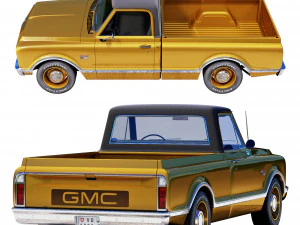 GMC 1500 1968 3D Model