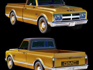 GMC 1500 1968 3D Model